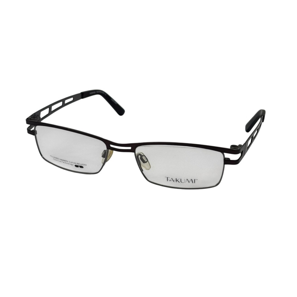 TAKUMI Eyewear TQ718 10 53-17-138 Brown Gray Eyeglasses Frame Only